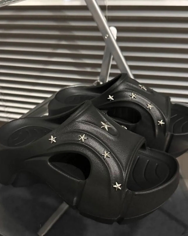 Star Studded Platform Comfort Sandals