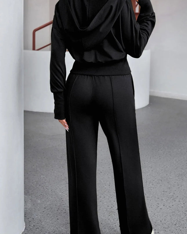 Zip-Up Hoodie and Pants Active Set