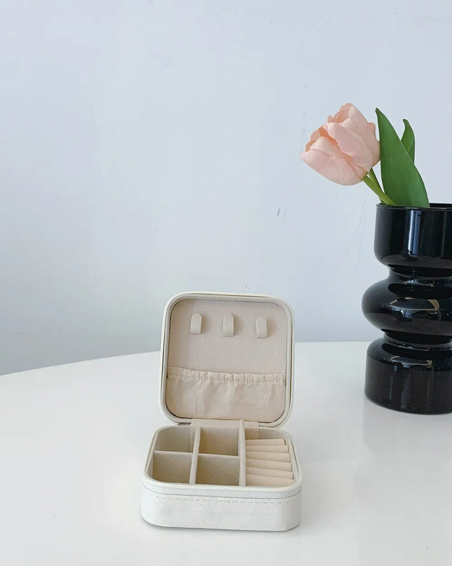 PU Leather Square Jewelry Box