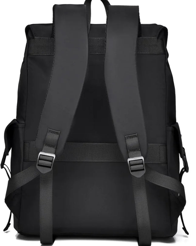 PU Leather Multi-Pockets Adjustable Strap Backpack Bag