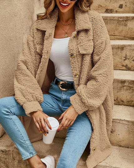 Collared Button Down Coat