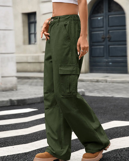 Wide Leg Cargo Jeans