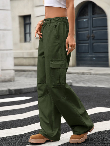 Wide Leg Cargo Jeans