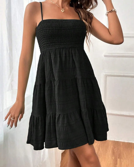 Smocked Tiered Cami Dress