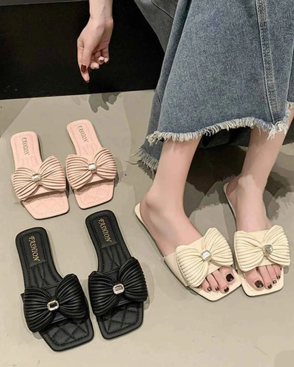 Bow-Knot Flat Sandals