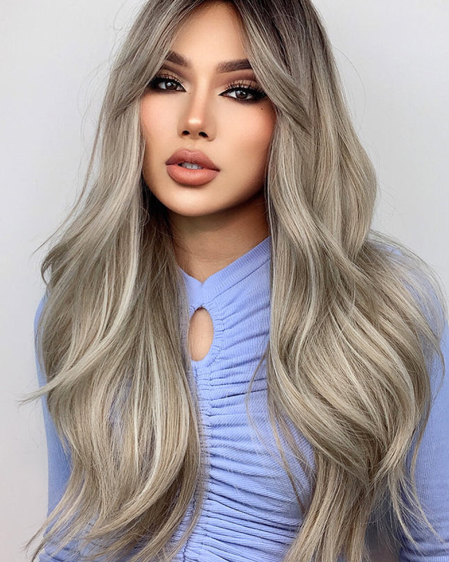 Full Machine Long Wave Wigs 26'' 