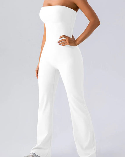 Sleeveless Straight Active Jumpsuit 