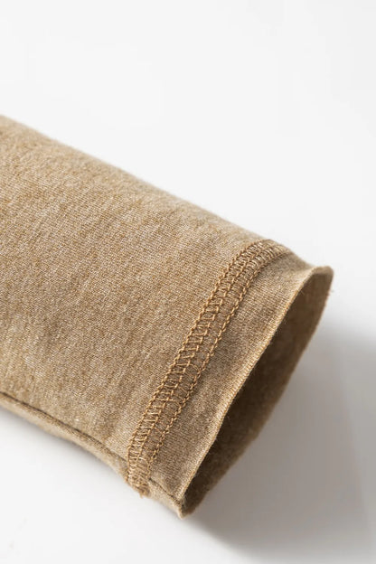 Button Front Contrast Trim Top