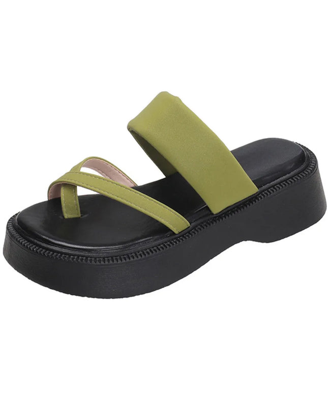 Multi-Strap Platform Sandals 