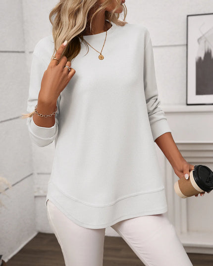 Long Sleeve Round Neck T-Shirt
