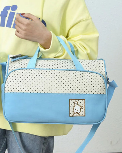 Oxford Cloth Contrast 4 Piece Bag Set