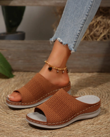 Mesh Open Toe Sandals