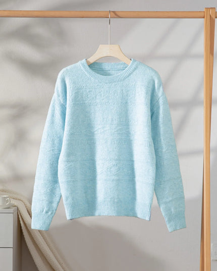 Round Neck Long Sleeve Sweater