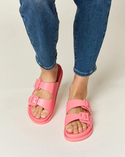 Legend Double Buckle Open Toe Sandals