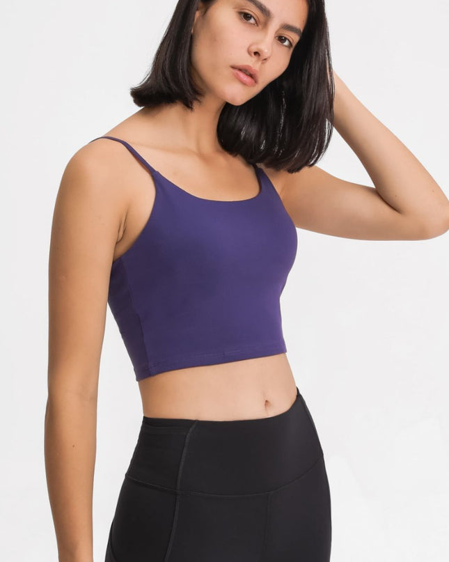 Millennia Feel Like Skin Scoop Neck Sports Cami