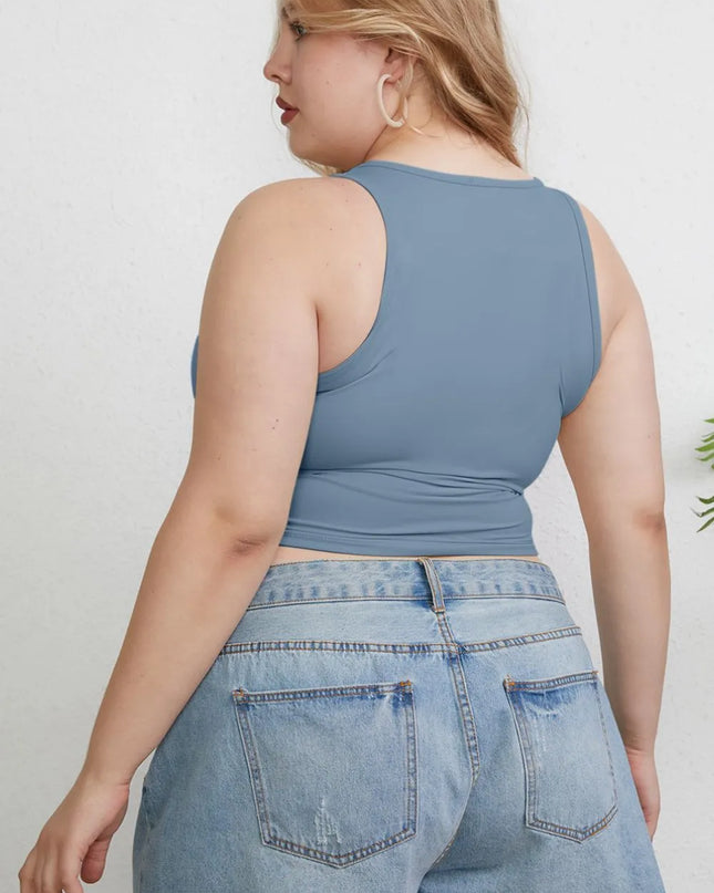 Basic Bae Full Size Round Neck Slim Tank