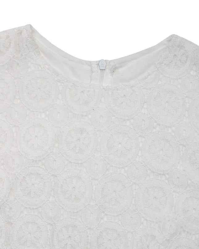 Lace Long Sleeve Midi Dress