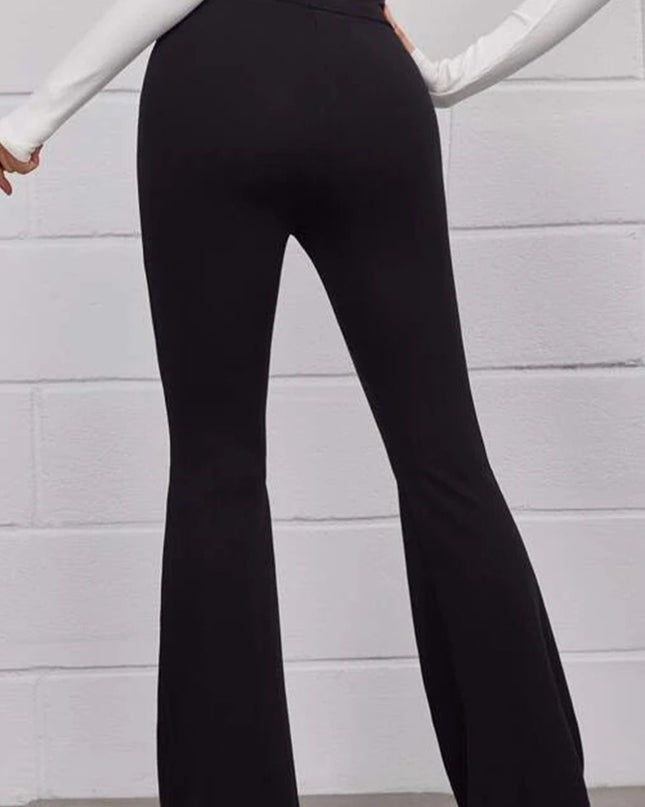 Pull On Flared Pants 