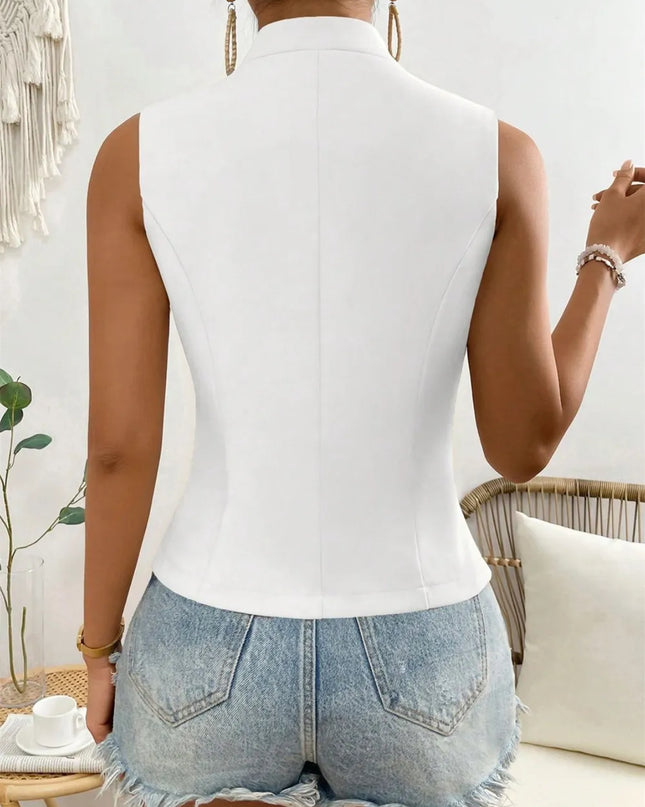 Button Down Vest Coat