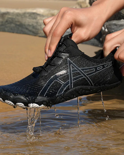 Elastic Lock Laces Mesh Breathable Hike Footwear 