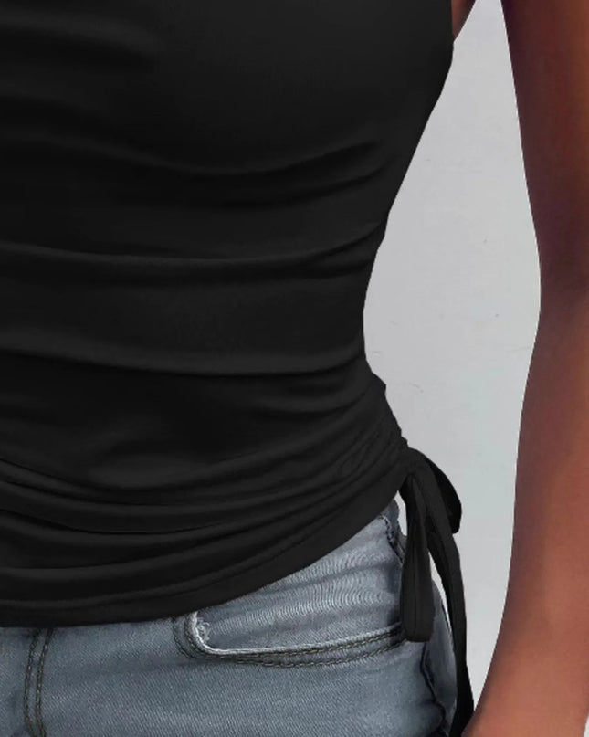 Side Drawstring Ruched Cami
