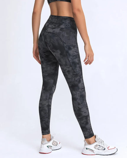 Millennia Wide Waistband Leggings with Pockets