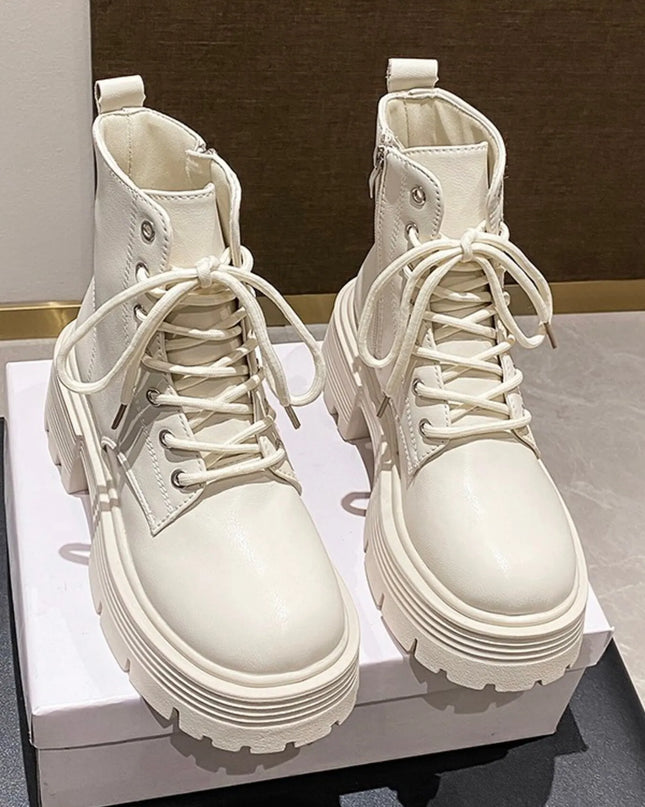 Platform Lace Up Boots