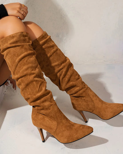Point Toe Stiletto Boots