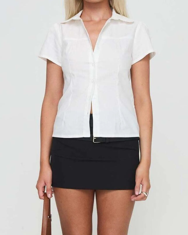 Short Sleeve Button-Up Shirt