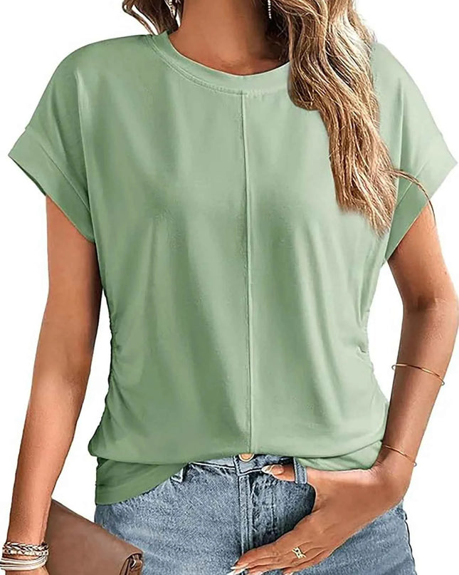 Round Neck Short Sleeve T-Shirt