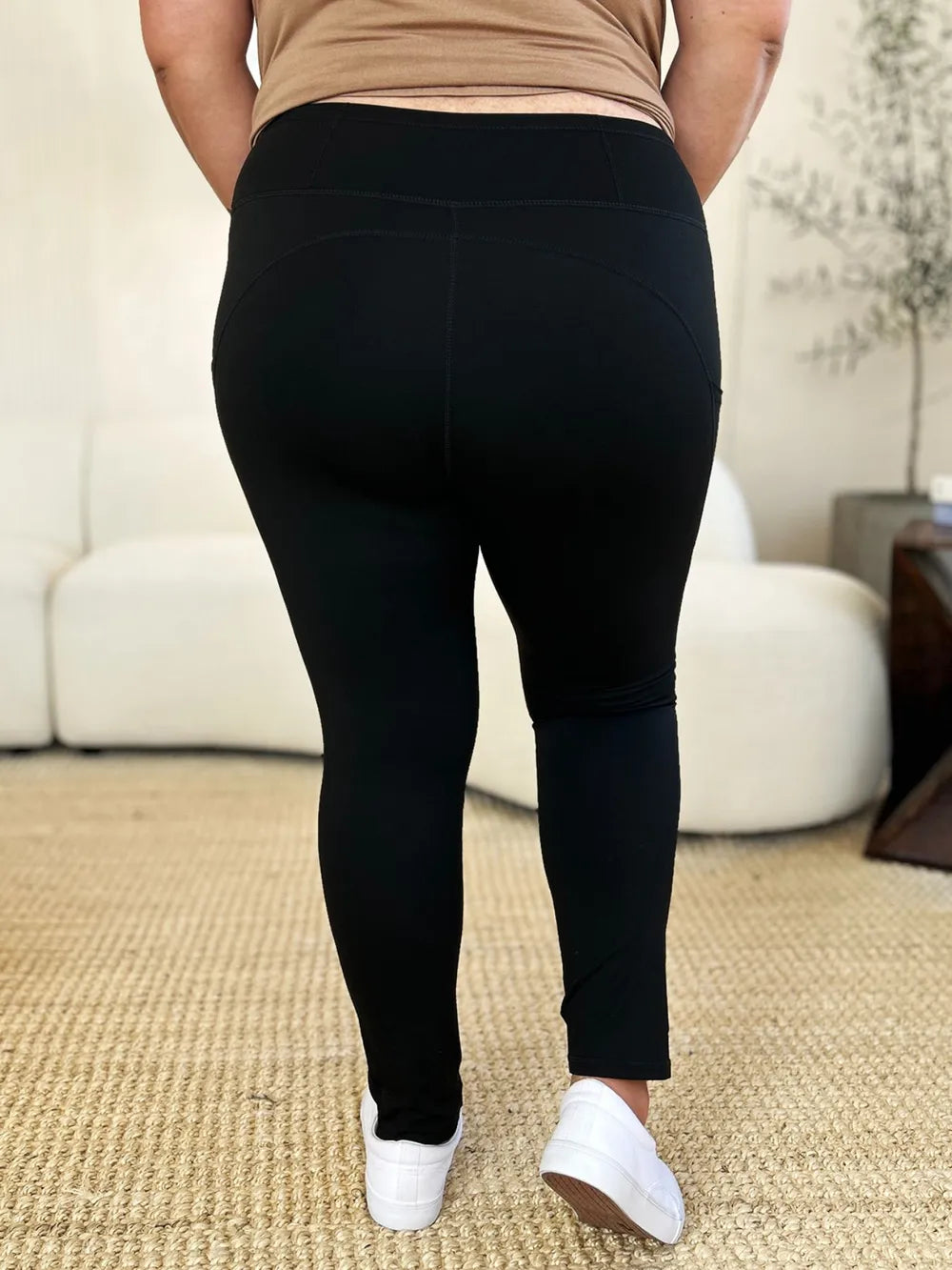 Wide Waistband Sports Leggings 
