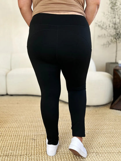 Wide Waistband Sports Leggings 