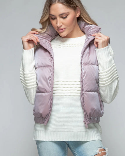 Snobbish Fine Fur Lining Quilted Vest