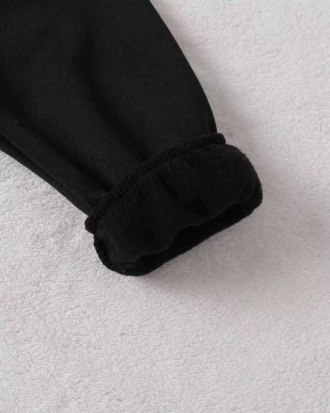 Children's Striped Elephant Hoodie & Pants Set