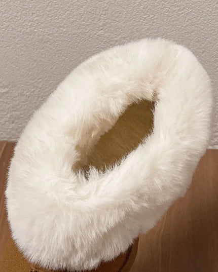 Cozy Furry Platform Boots