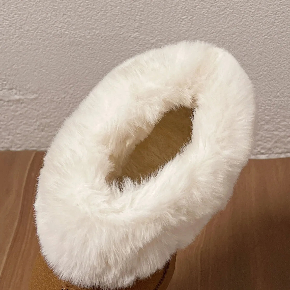 Cozy Furry Platform Boots