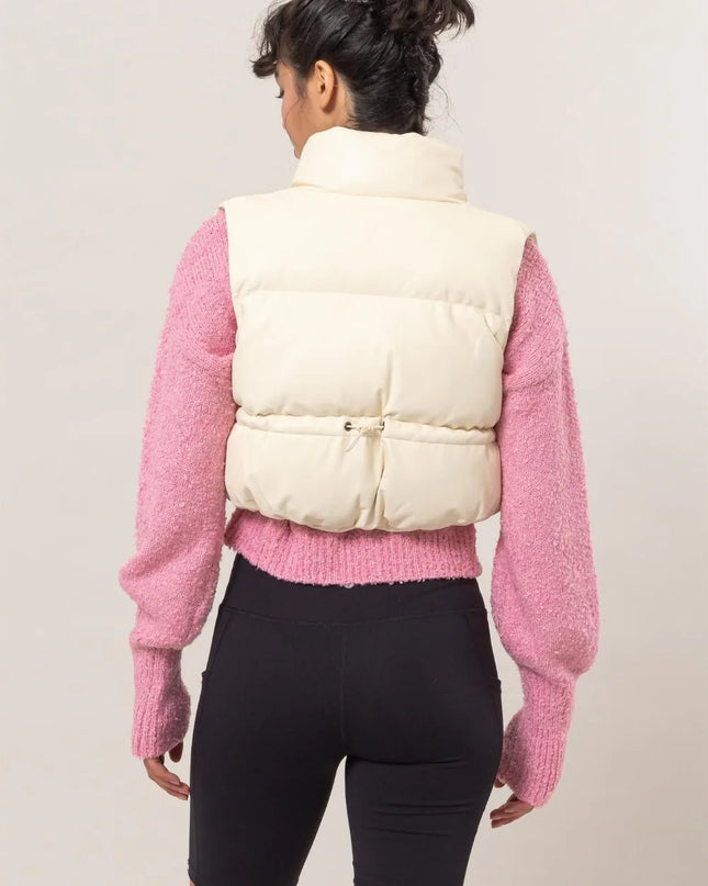 HYFVE Pocketed Solid Vest Coat