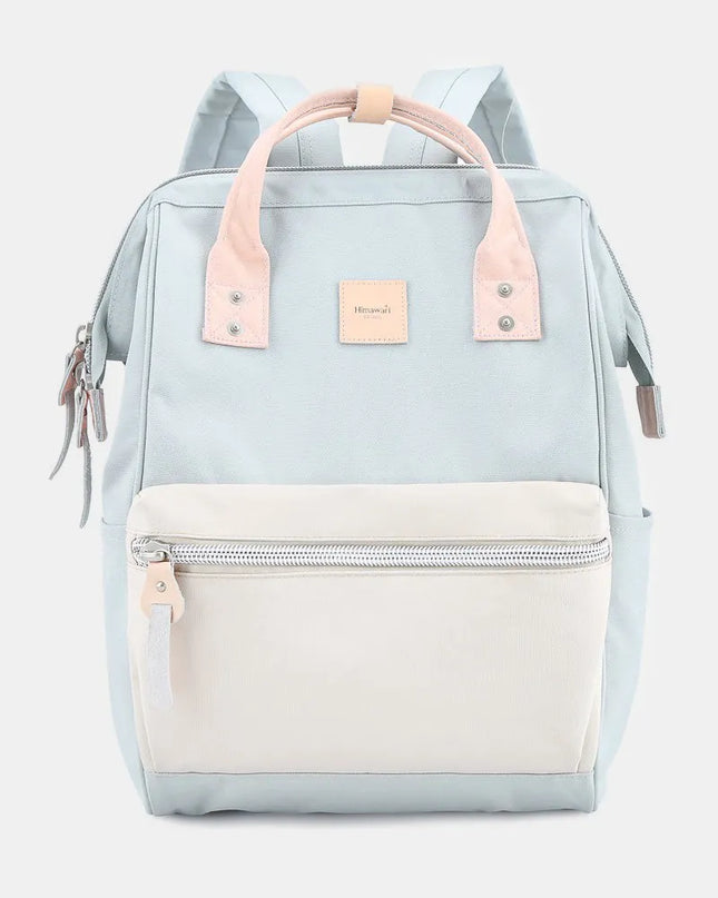Himawari Water Resistant Canvas Backpack Bag with Side Pockets