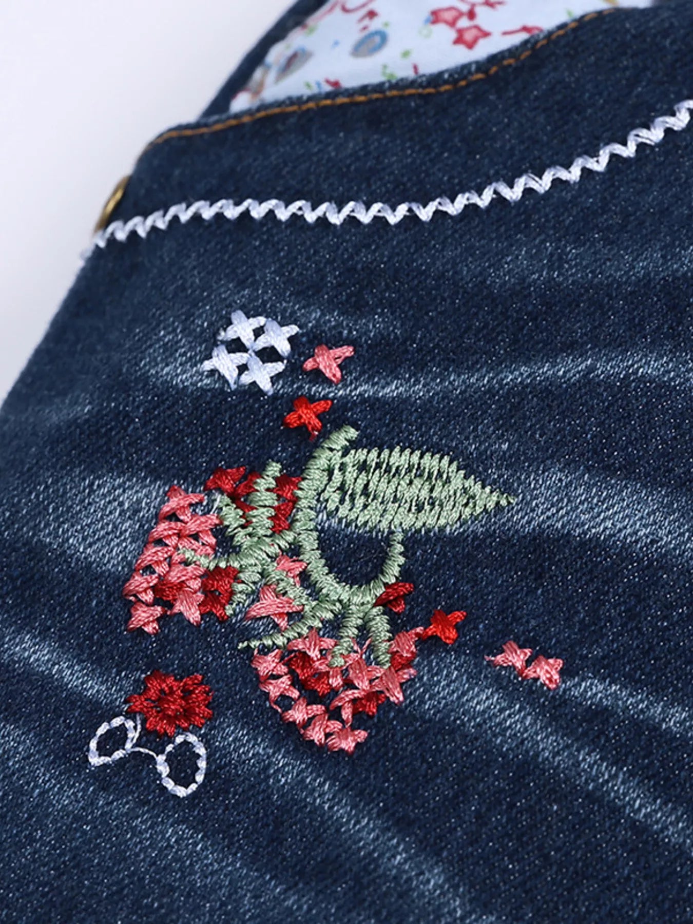 Children's Round Neck Top and Jeans Set