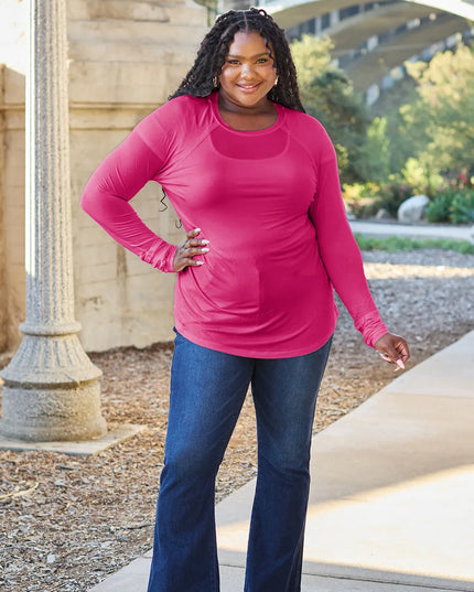 Basic Bae Full Size Round Neck Long Sleeve T-Shirt