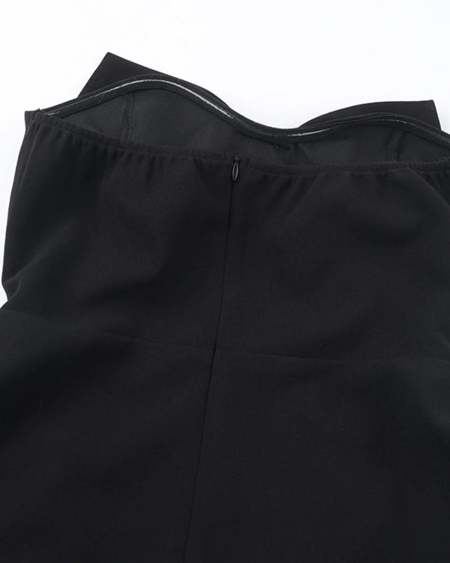 Bow Tube A-Line Mini Dress