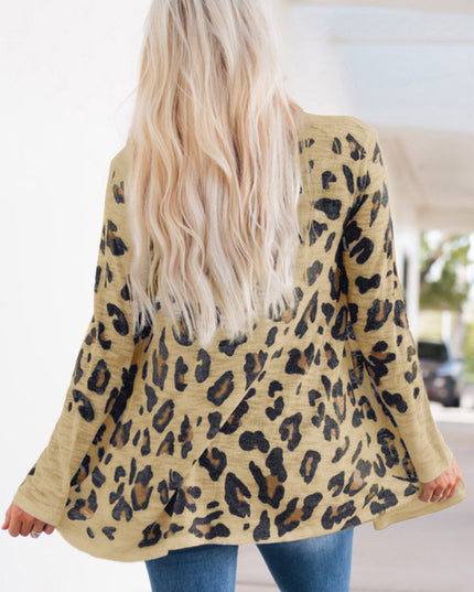 Printed Long Sleeve Cardigan
