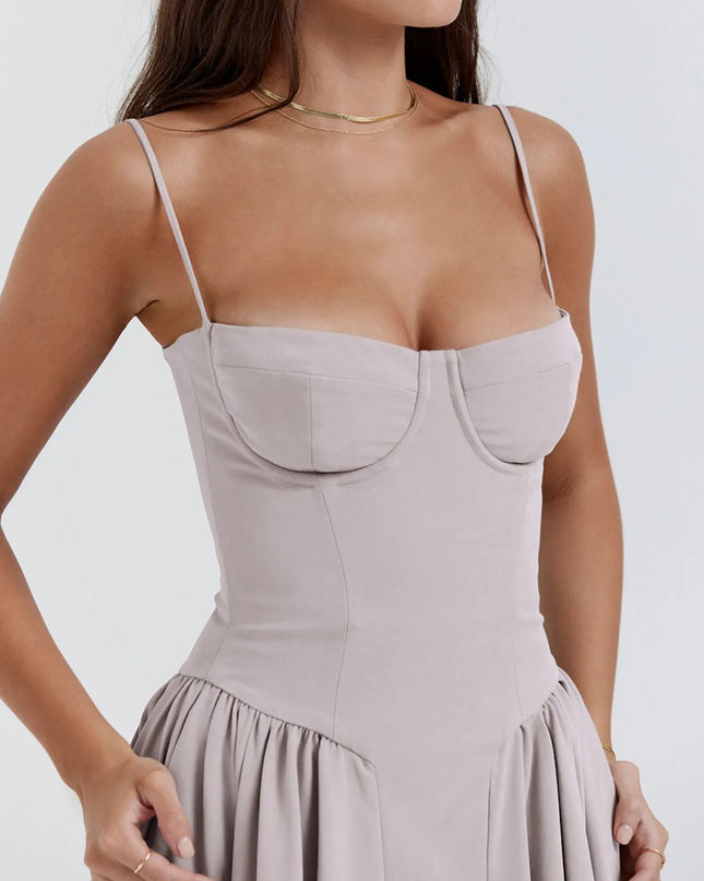 Ruched Sweetheart Neck Cami Dress