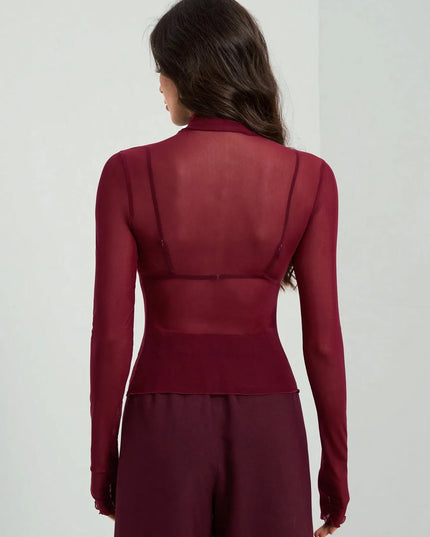 Turtleneck Long Sleeve Top