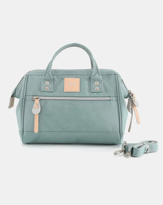 Himawari Waterproof Canvas Removable Strap Handbag Sage One Size