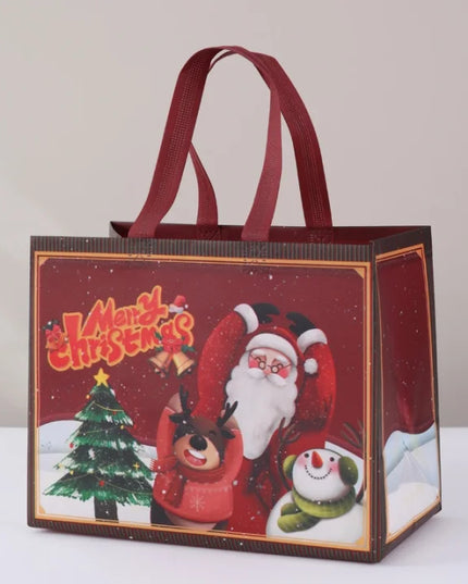 Christmas Cute Christmas Tree Santa Claus Letter Nonwoven Party Festival Gift Bags