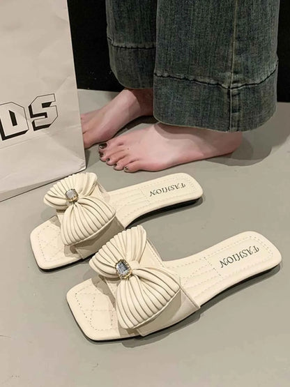 Bow-Knot Flat Sandals