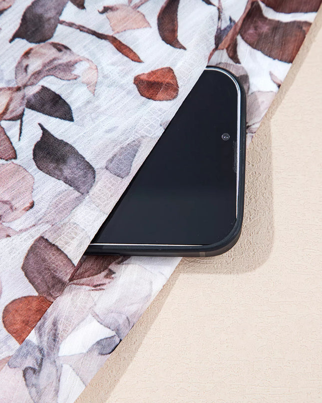 Floral Print Sweetheart Neck Long Sleeve High Waist Mini Dress