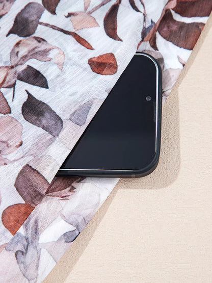 Floral Print Sweetheart Neck Long Sleeve High Waist Mini Dress