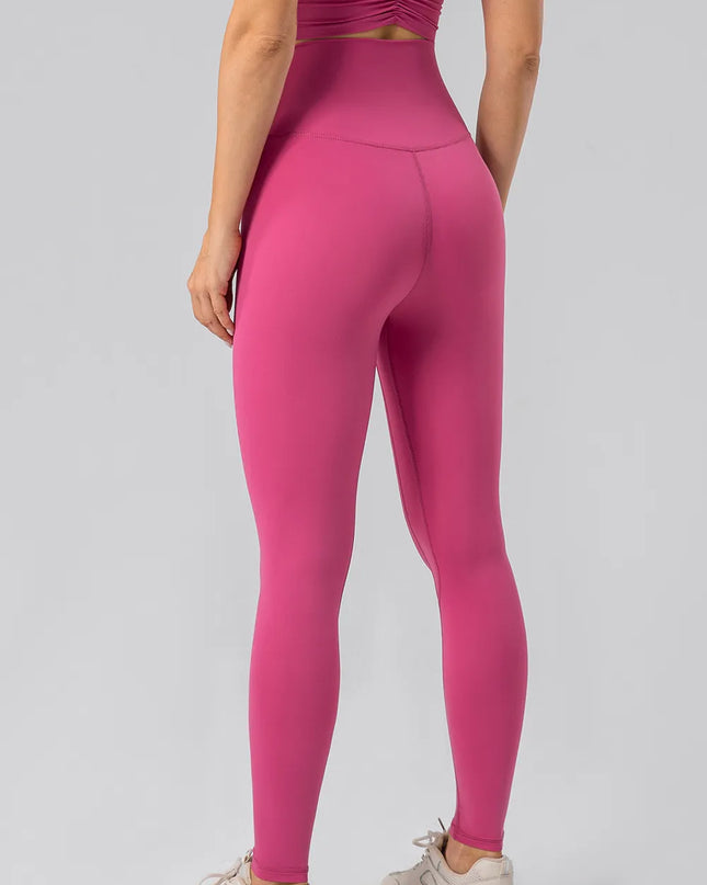 High Waist Wide Waistband Active Leggings 